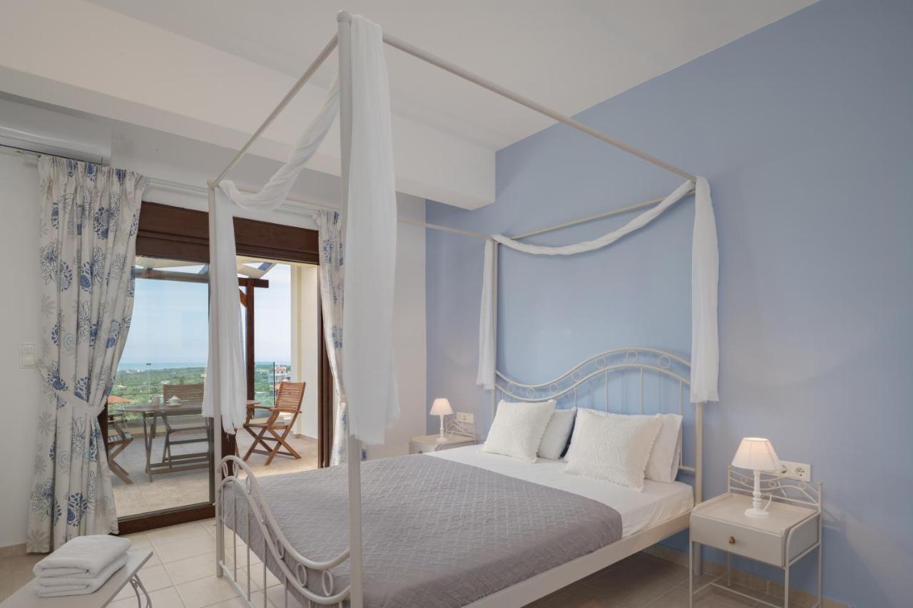Loutra Family Villa Rousa In Rethymno With Pool, Bbq And Kids Area מראה חיצוני תמונה