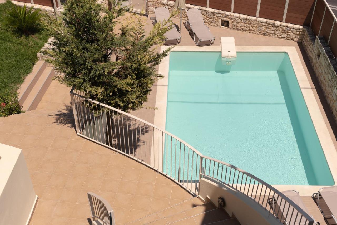 Loutra Family Villa Rousa In Rethymno With Pool, Bbq And Kids Area מראה חיצוני תמונה